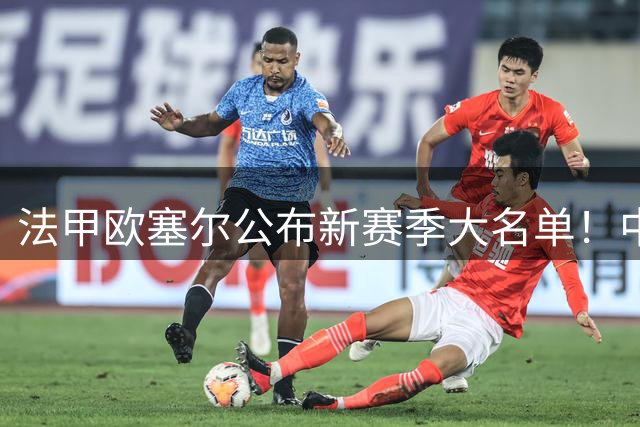 法甲欧塞尔公布新赛季大名单！中国男足主力中锋首次入选，期待法甲首秀